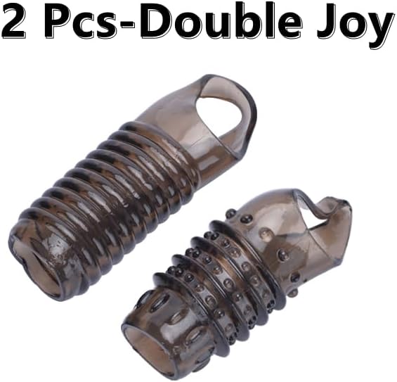 Sex Toys Penis Ring Silicone Cock Rings for Men, 2Pcs Penis Sleeve Cockring Cock Sleeve Male Sex Toys, Juguetes Sexuales Cock and Ball Ring Adult Toys & Games for Men Couple Pleasure