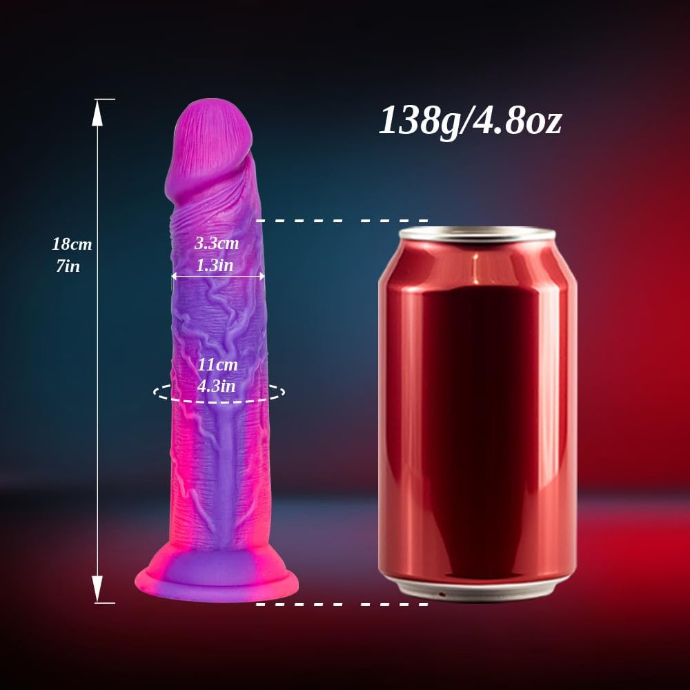 Strap on Beginner Slim Dildo Fantasy Small Sex Toy for Lesbian Women, Wearable Strapon Harness with 7 Inch Realistic Silicone Soft Anal Dildo Suction Cup, Adjustable Strap on 6 Inch Dick Adult Sex Toy