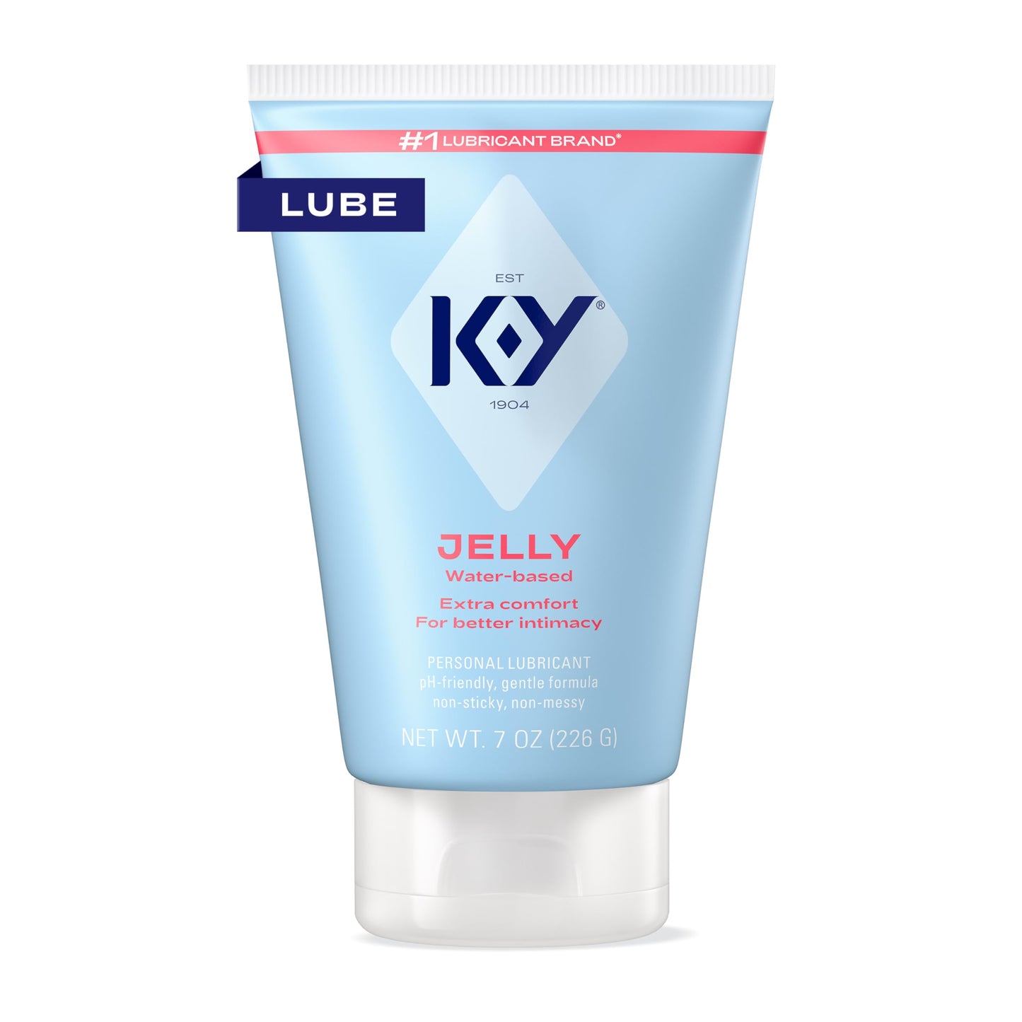 K-Y Jelly Water Based Lube For Sex, Anal Lube, Non-Greasy Water Based Personal Lubricant, pH Friendly Sex Lube Can Be Used With Sex Toys For Women & Male Sex Toys, Condom Friendly Personal Lube, 2 oz