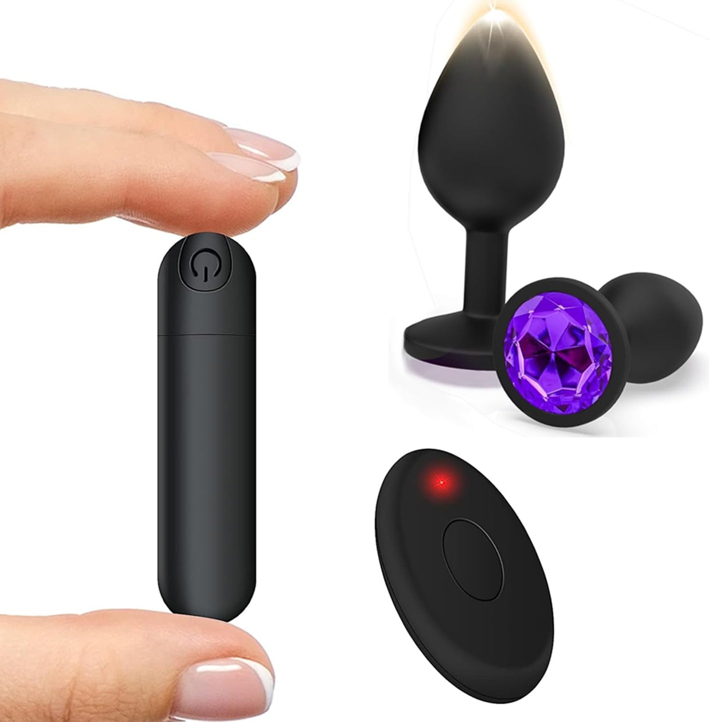 Sex Toys Remote Control Vibrator Bullet Panties - G Spot Vibrators with & 10 Vibration Waterproof Clitoris Stimulator - Adult Sex Toys for Woman Or Couple