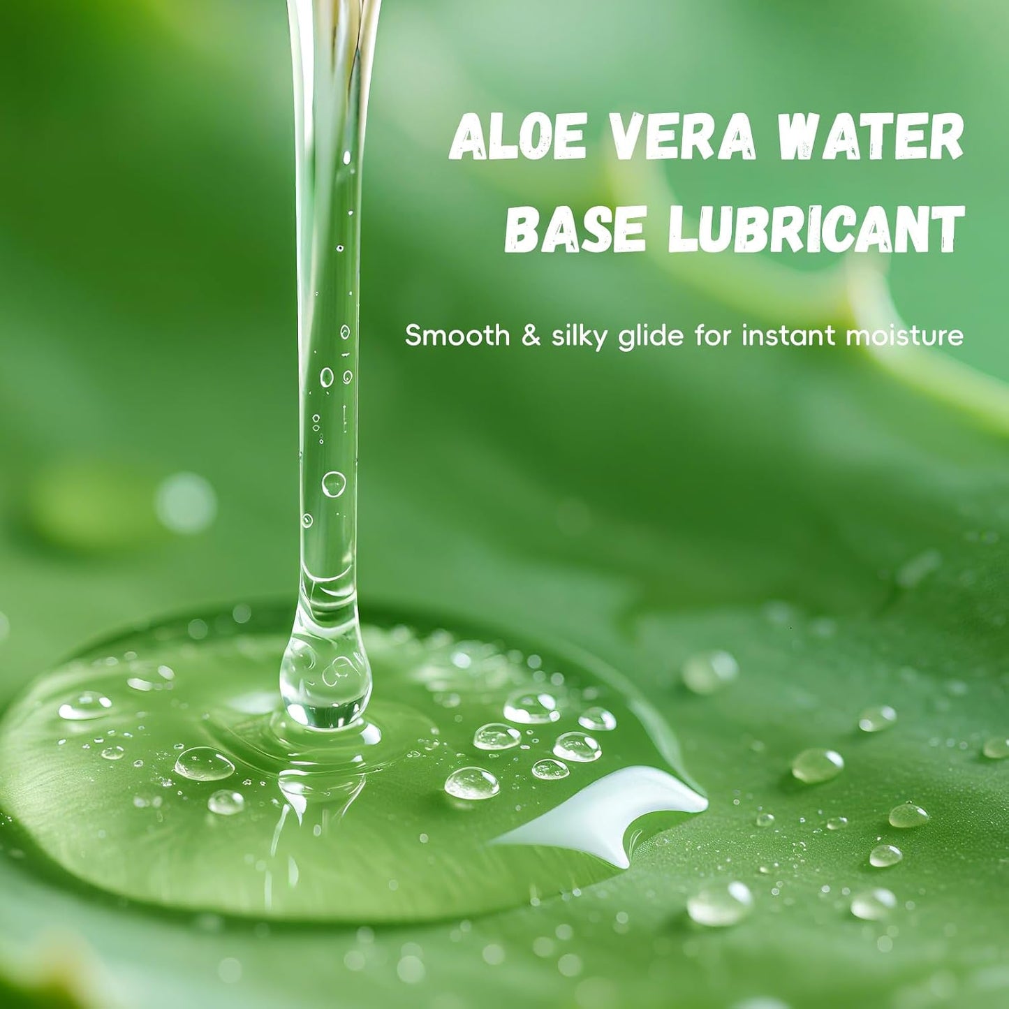 Aloe Lube Water Based Lubricant, Long-Lasting Wet Lube for Privacy and Sex Toys, pH Balance Sex Lube for Women, Men, Couples, Non-Greasy Liquid Personal Lubricant and Vaginal Moisturizer, 5 Fl Oz